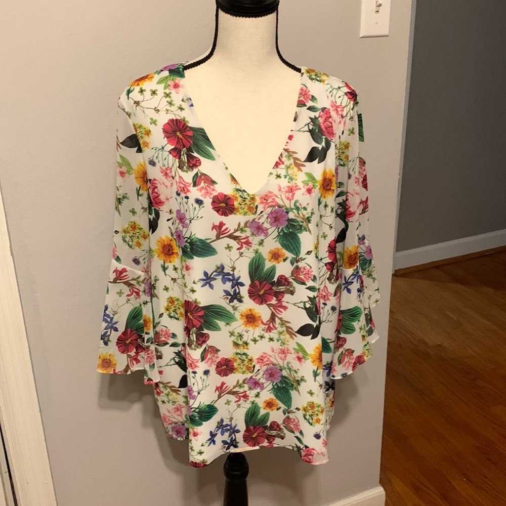 Calvin Klein Floral Blouse